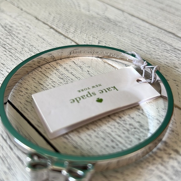 Kate Spade Moon River Silver Bangle bracelet NWT - Picture 5 of 8